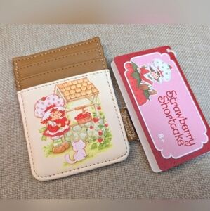 Loungefly Strawberry Shortcake Card Holder - Cream and Brown